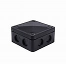 NG86-50B Niglon Black 86x86x50mm connect box & 6 entries